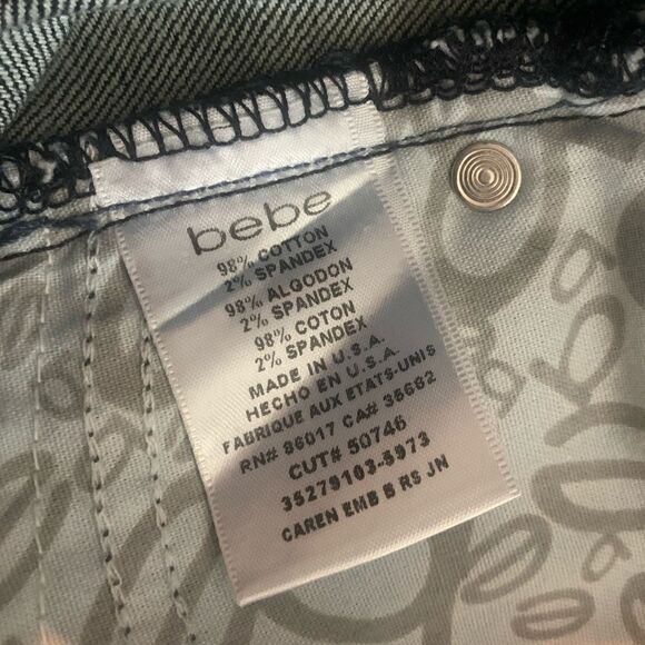 Bebe Caren Bootcut Dark Wash Jeans - Picture 9 of 10